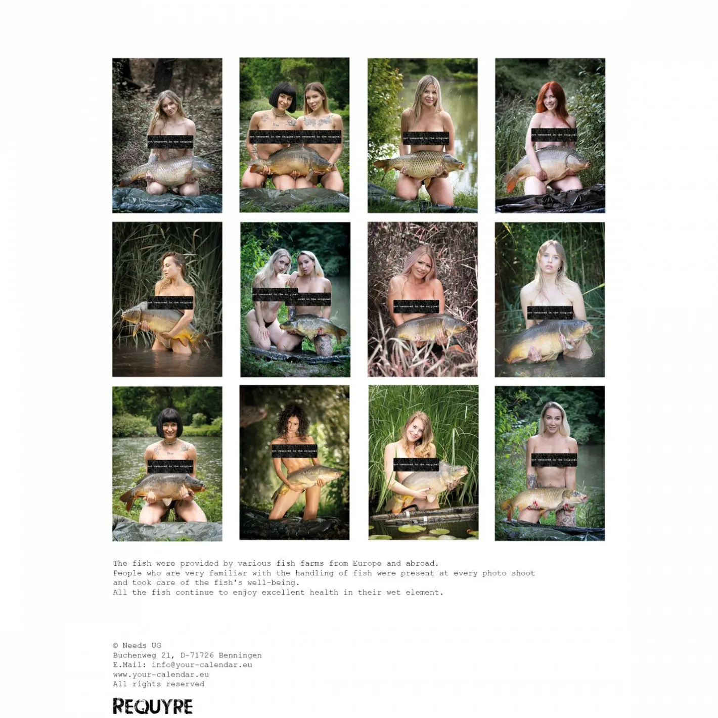 Clearance Erotischer Kalender "Carp Girls" 2026