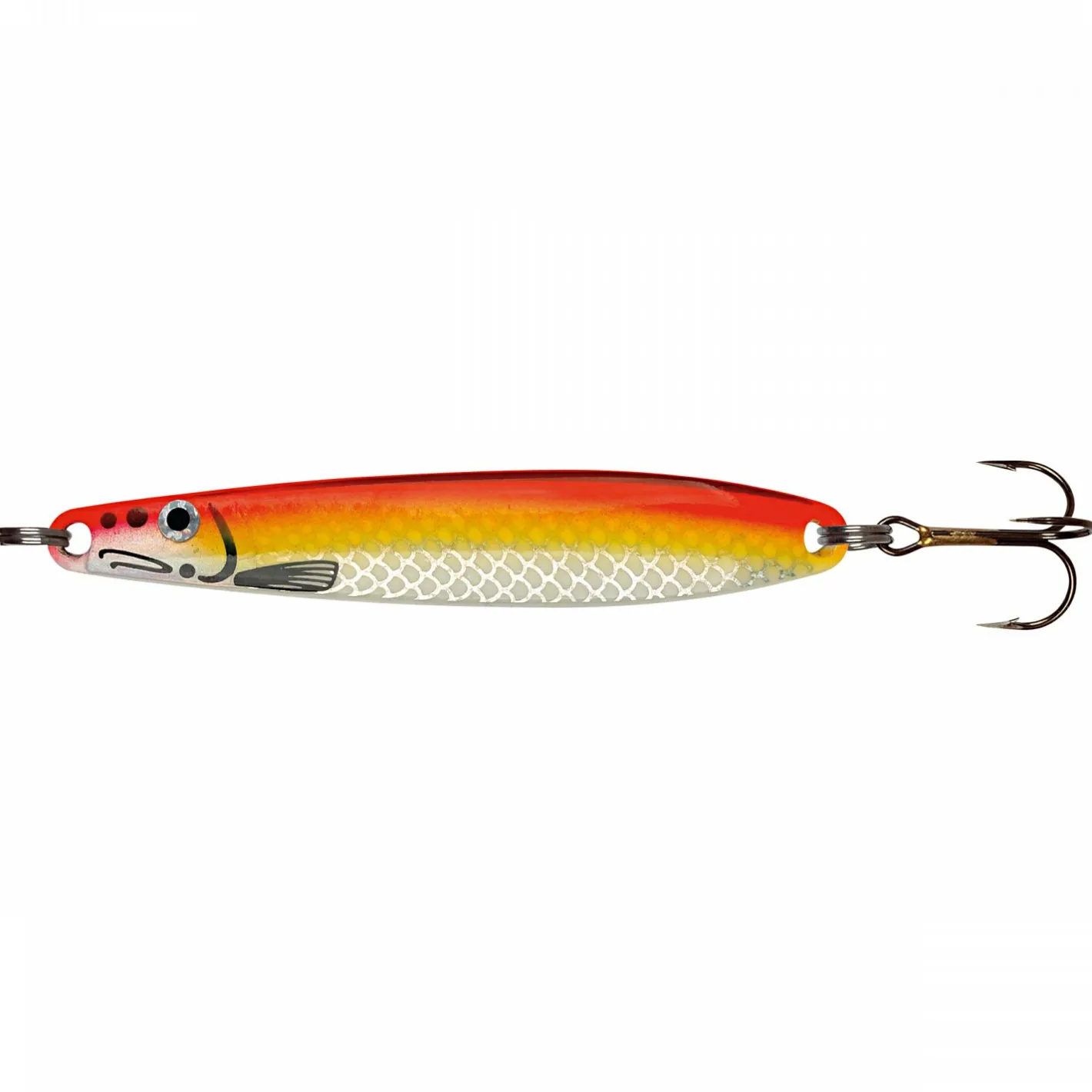 New Falkfish Meerforellenblinker Thor (Holo Orange W)
