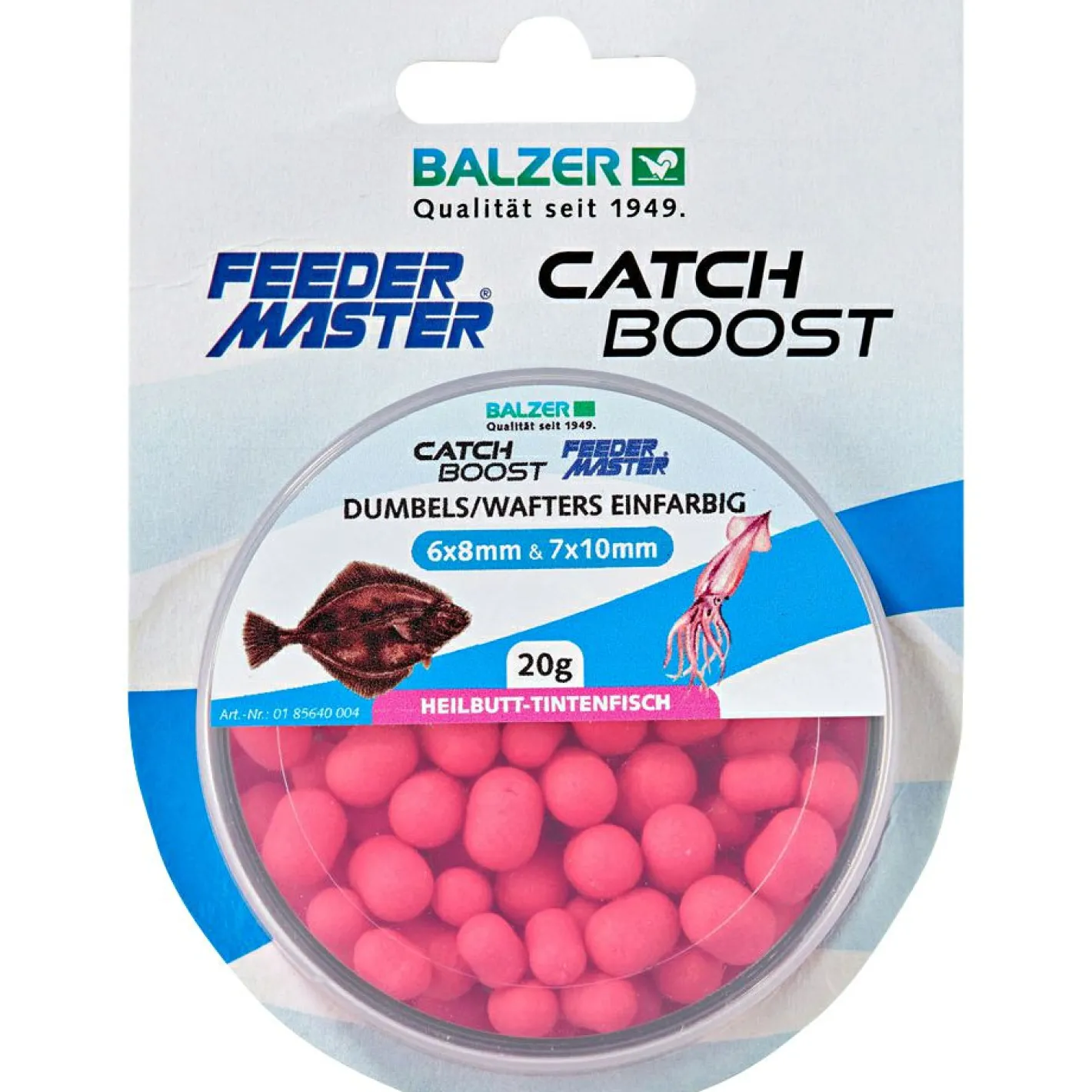 Feedermaster Karpfenfutter·Boilies & Popup Boilies|Karpfenfutter<Einfarbige Dumbells (Heilbut-Tintenfisch)