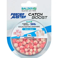Feedermaster Karpfenfutter·Boilies & Popup Boilies|Karpfenfutter<Zweifarbige Boilies (Marshmellow)