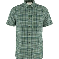 Clearance Fju00e4llru00e4ven Fjällräven Abisko Hike Shirt SS M Herren (Arctic Green/Patina Green)