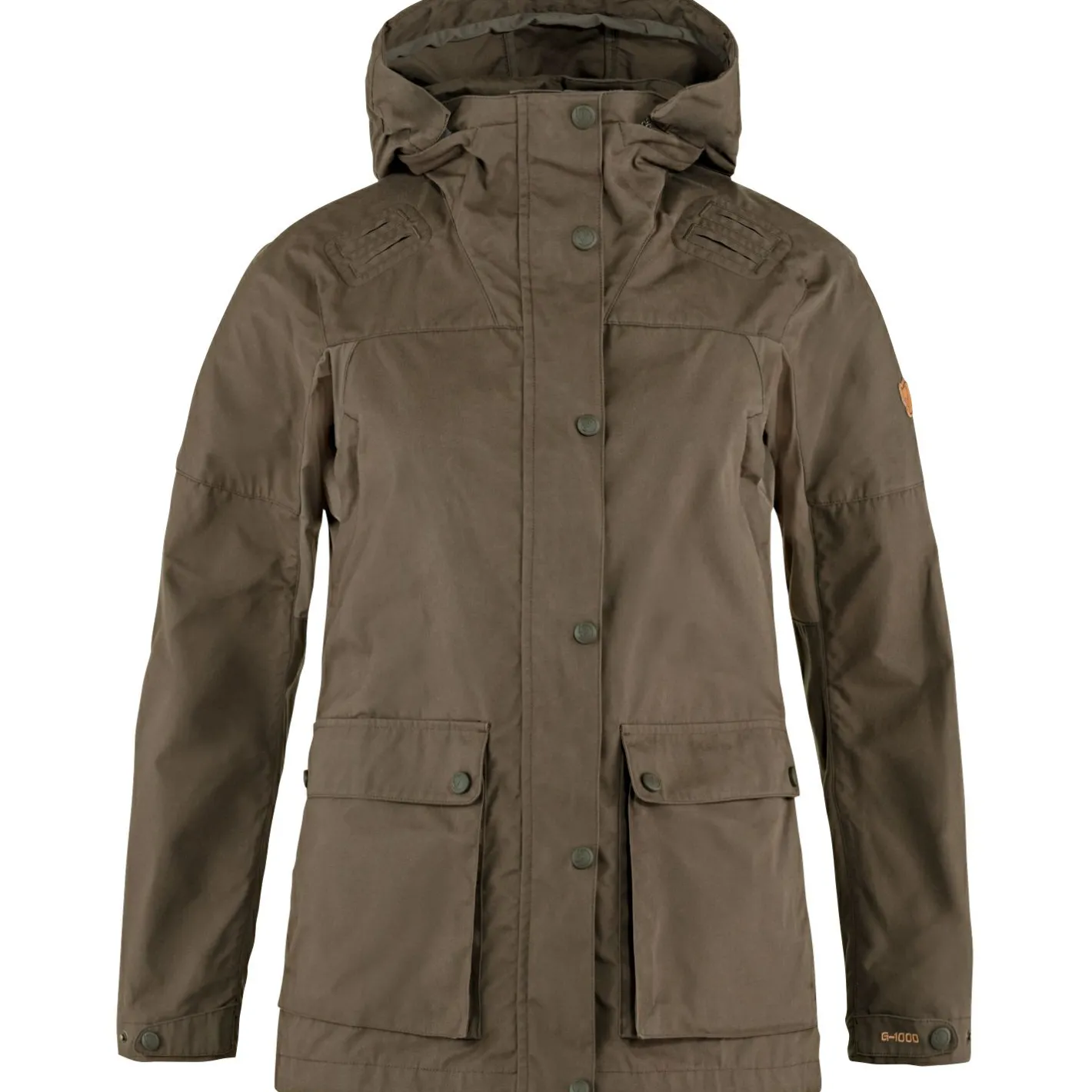 Fju00e4llru00e4ven Damen Angeljacken & -Westen<Fjällräven Lappland Forest Hybrid Jacket W Damen (Dark Olive)