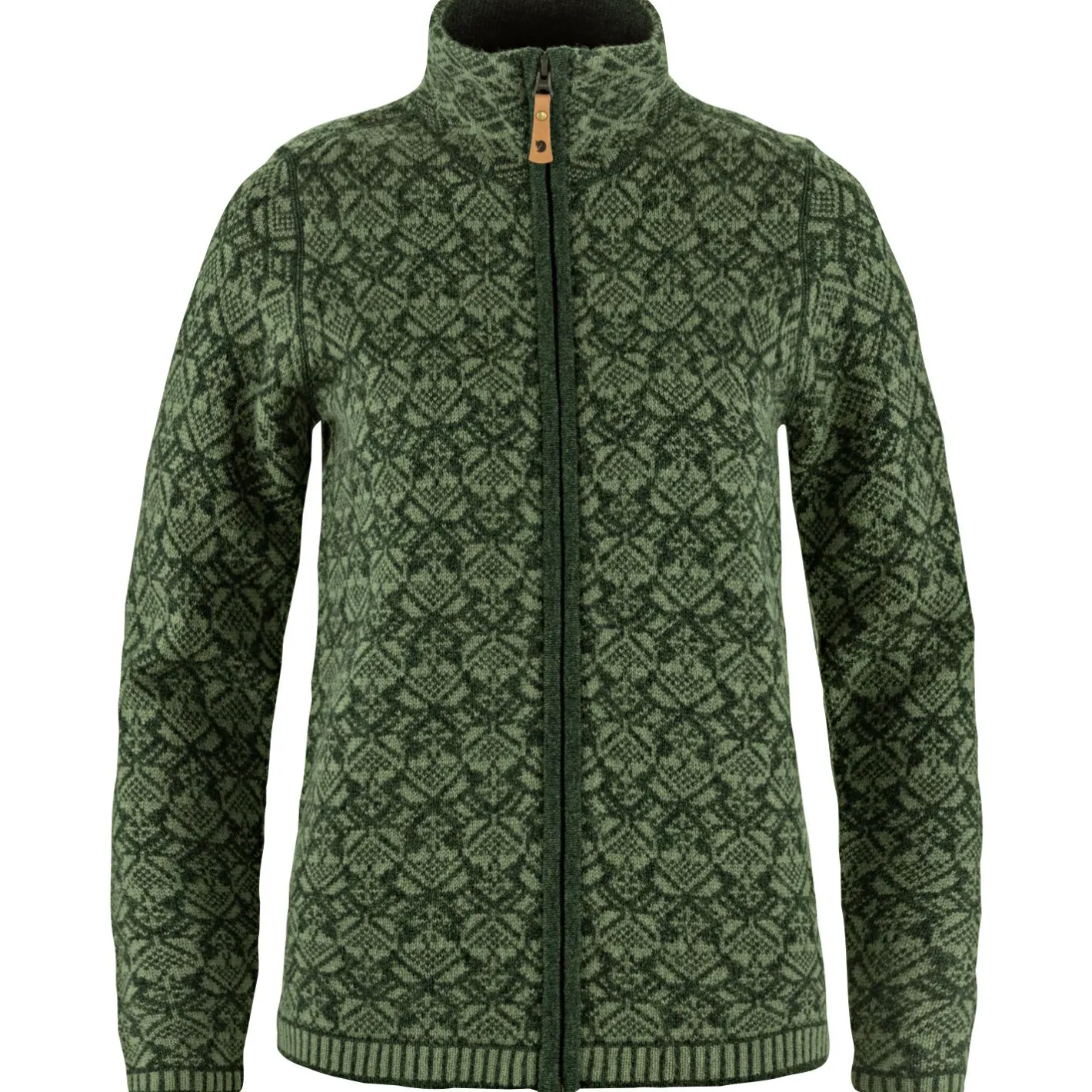 Fju00e4llru00e4ven Damen Angeljacken & -Westen<Fjällräven Övik Snow Cardigan W Damen (Deep Forest)