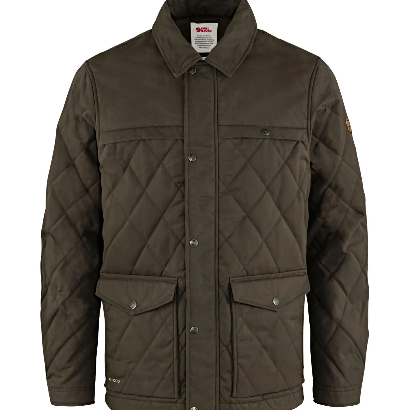 Hot Fju00e4llru00e4ven Fjällräven Övik Wool Padded Jacket M Herren (Dark Olive)