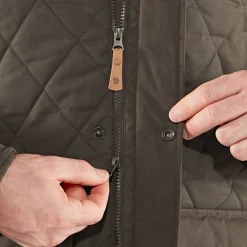 Hot Fju00e4llru00e4ven Fjällräven Övik Wool Padded Jacket M Herren (Dark Olive)