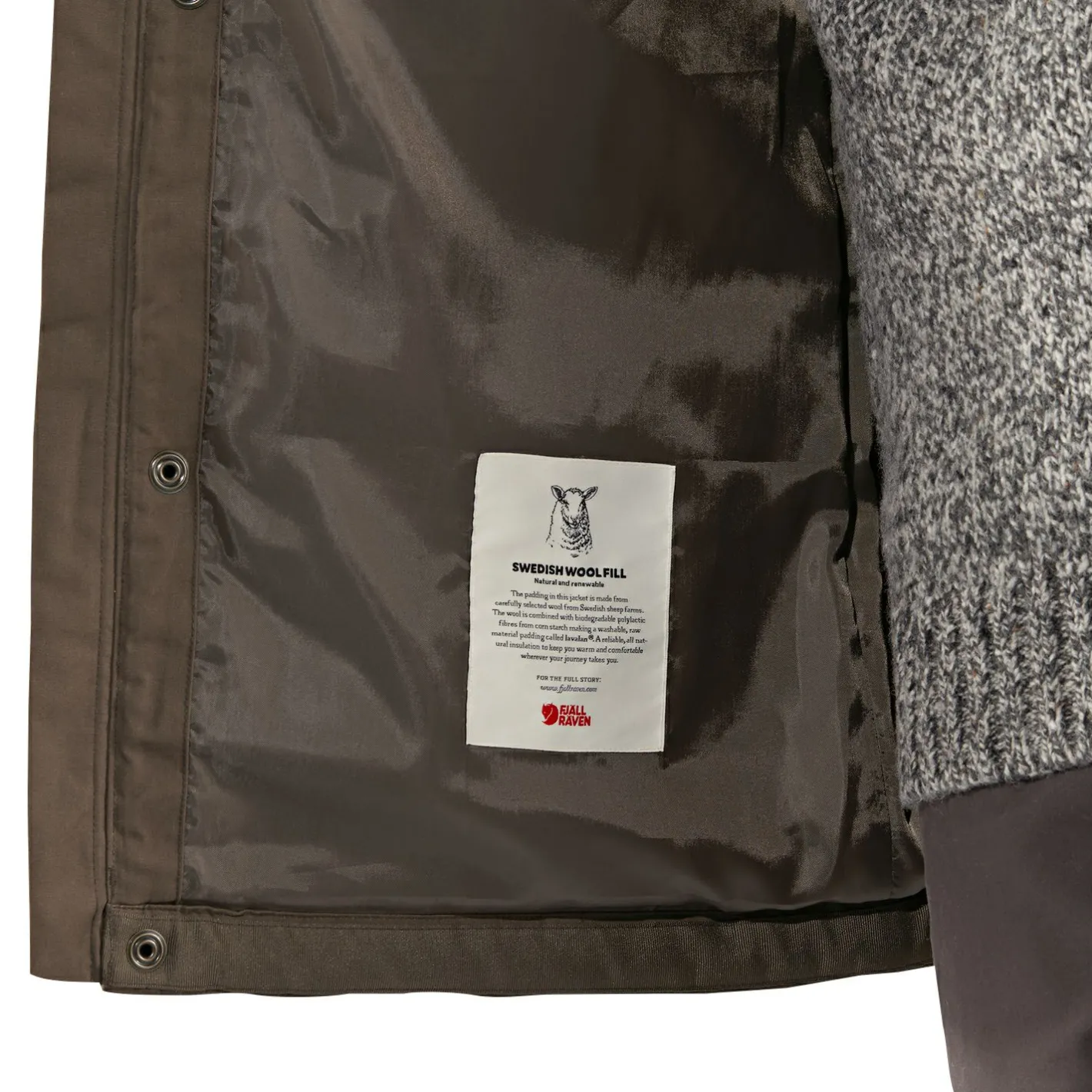 Hot Fju00e4llru00e4ven Fjällräven Övik Wool Padded Jacket M Herren (Dark Olive)