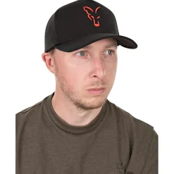 Fox Anglerhüte & Anglermützen<Collection Baseball Cap (Black/Orange)