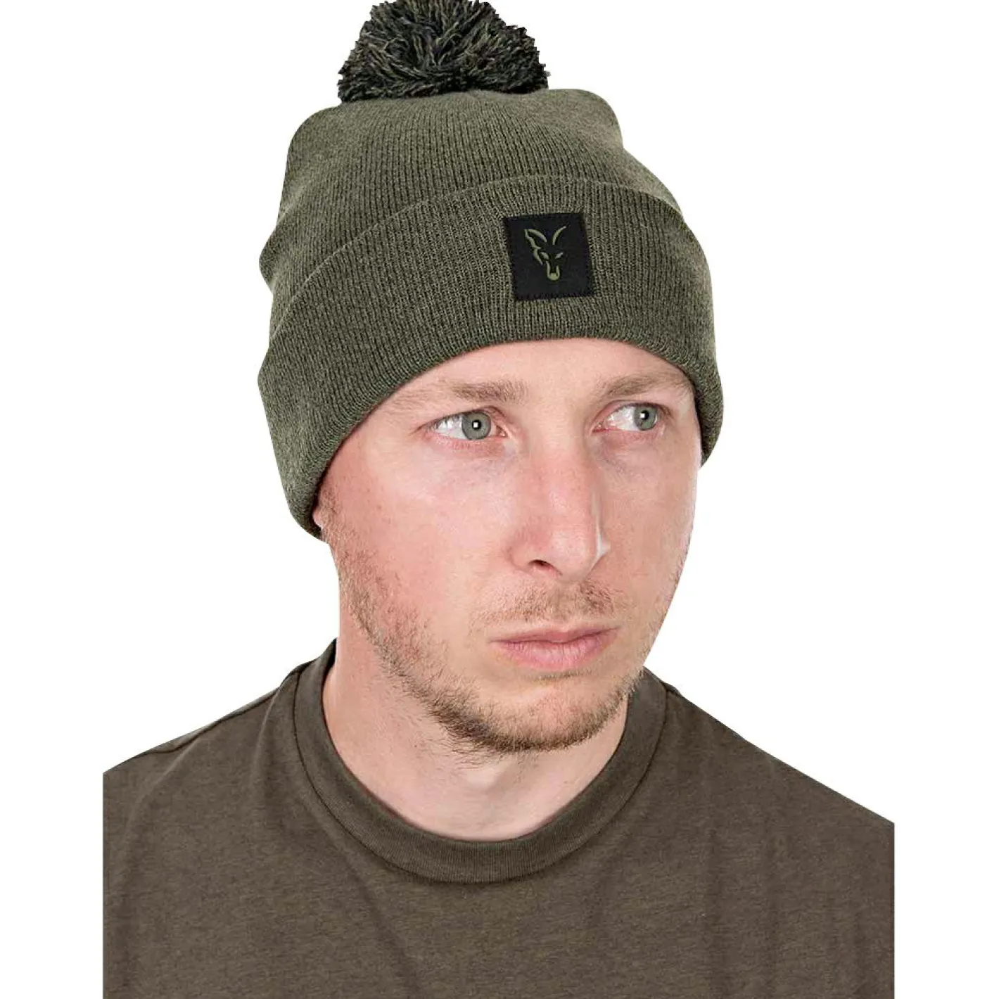 New Fox Collection Bobble Hat (Black/Orange)