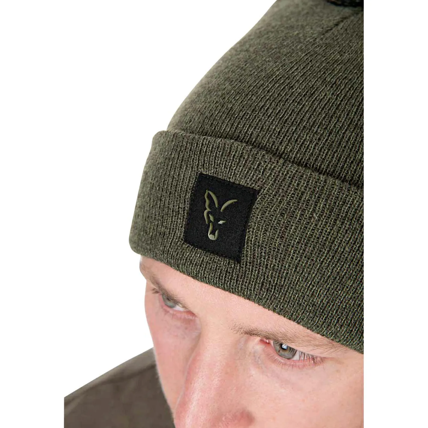 New Fox Collection Bobble Hat (Black/Orange)