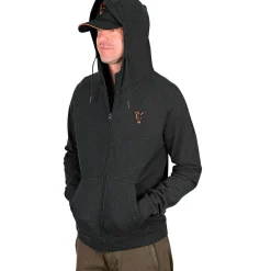 Clearance Fox Collection LW Hoody Herren (Black/Orange)