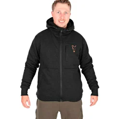 Fox Outdoor- & Angel-Jacken<Collection Sherpa Jacket Herren (Black/Orange)