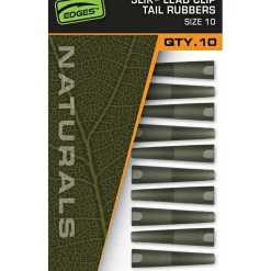 Fox Karpfenangeln-Zubehör<EDGES™ Naturals Slik Lead Clip Tail Rubber - Size 10