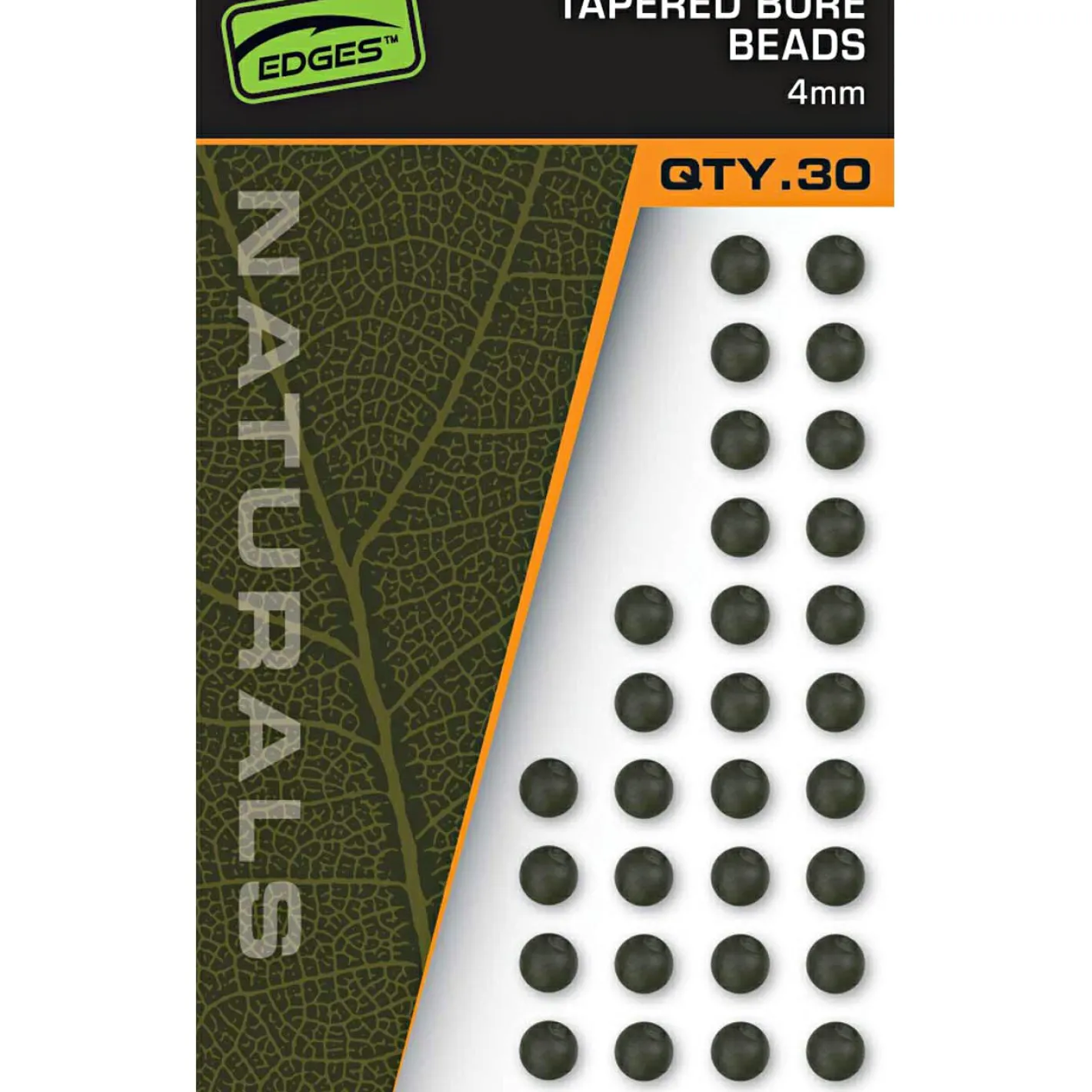 Fox Karpfenangeln-Zubehör<EDGES™ Naturals Tapered Bore Beads - 4mm