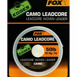 Fox Karpfenschnüre|Karpfenschnüre<Edges™ Vorfachschnur Leadcore (camo)