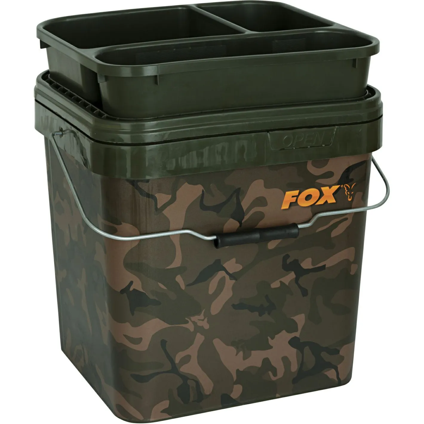 Fox Angelkoffer & Angelboxen ·Futtereimer|Angelschirme & Angelzelte<Eimereinsatz Bucket Insert Tray
