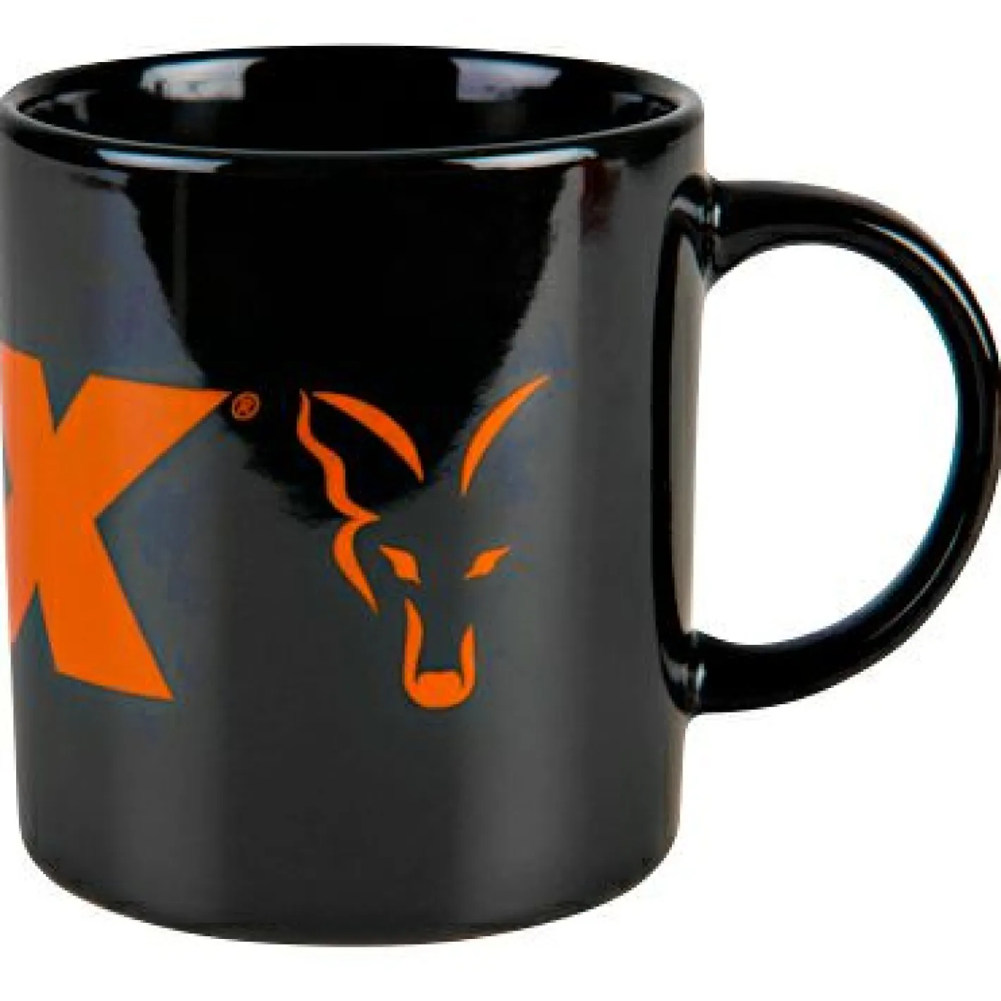 Fox Campinggeschirr, Campingbesteck & Campingtöpfe<Keramik Tasse mit Logo (schwarz)