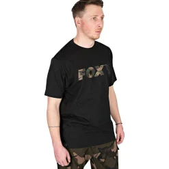Discount Fox Logo T-Shirt Herren (Black Camo)
