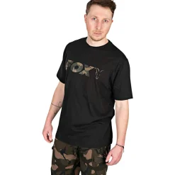 Discount Fox Logo T-Shirt Herren (Black Camo)