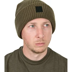 Clearance Fox Merino Blend Beanie (Olive)