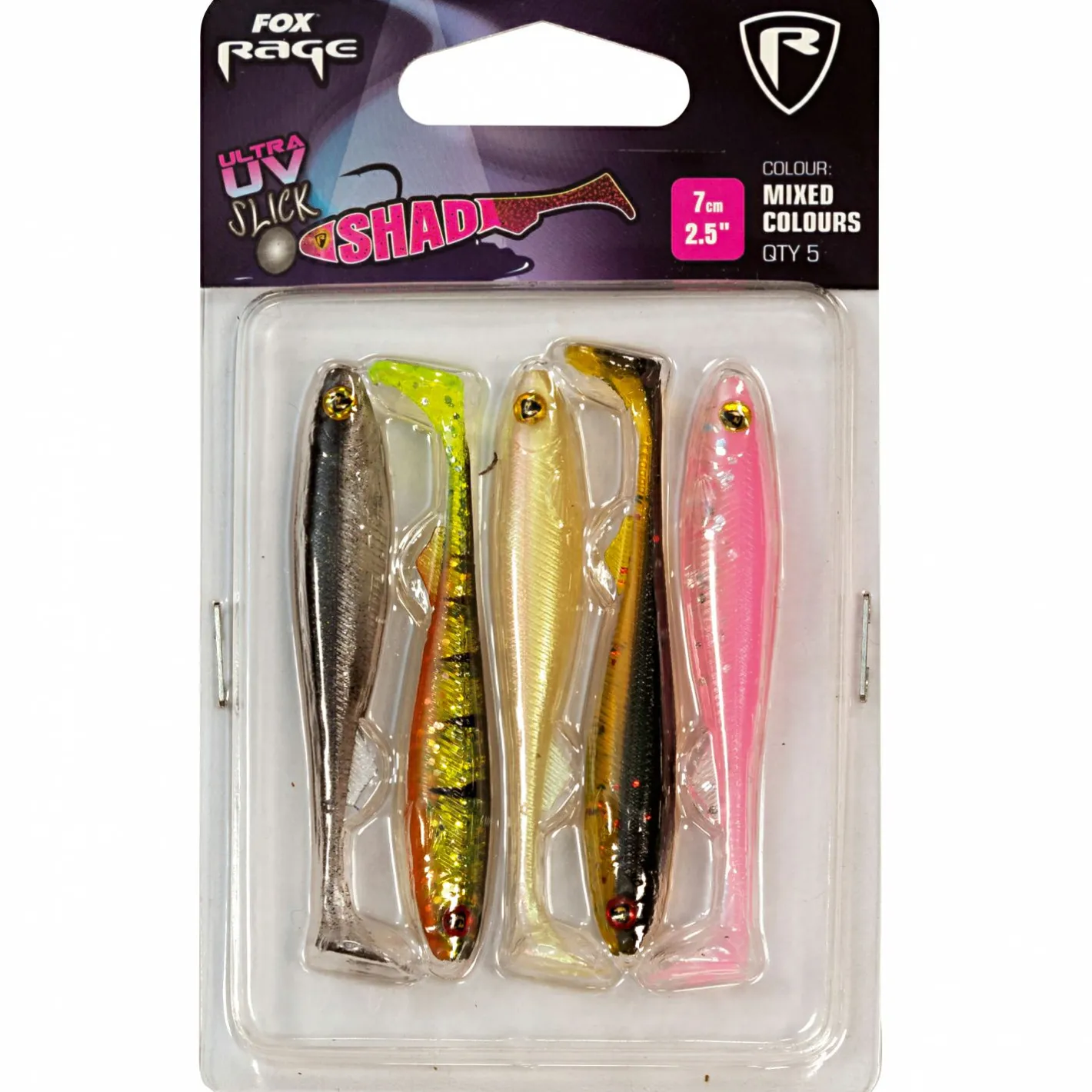 Fox Rage Raubfischangeln Kunstköder|Gummiköder ·Gummifische & Shads<Gummifisch Set Slick Shad UV