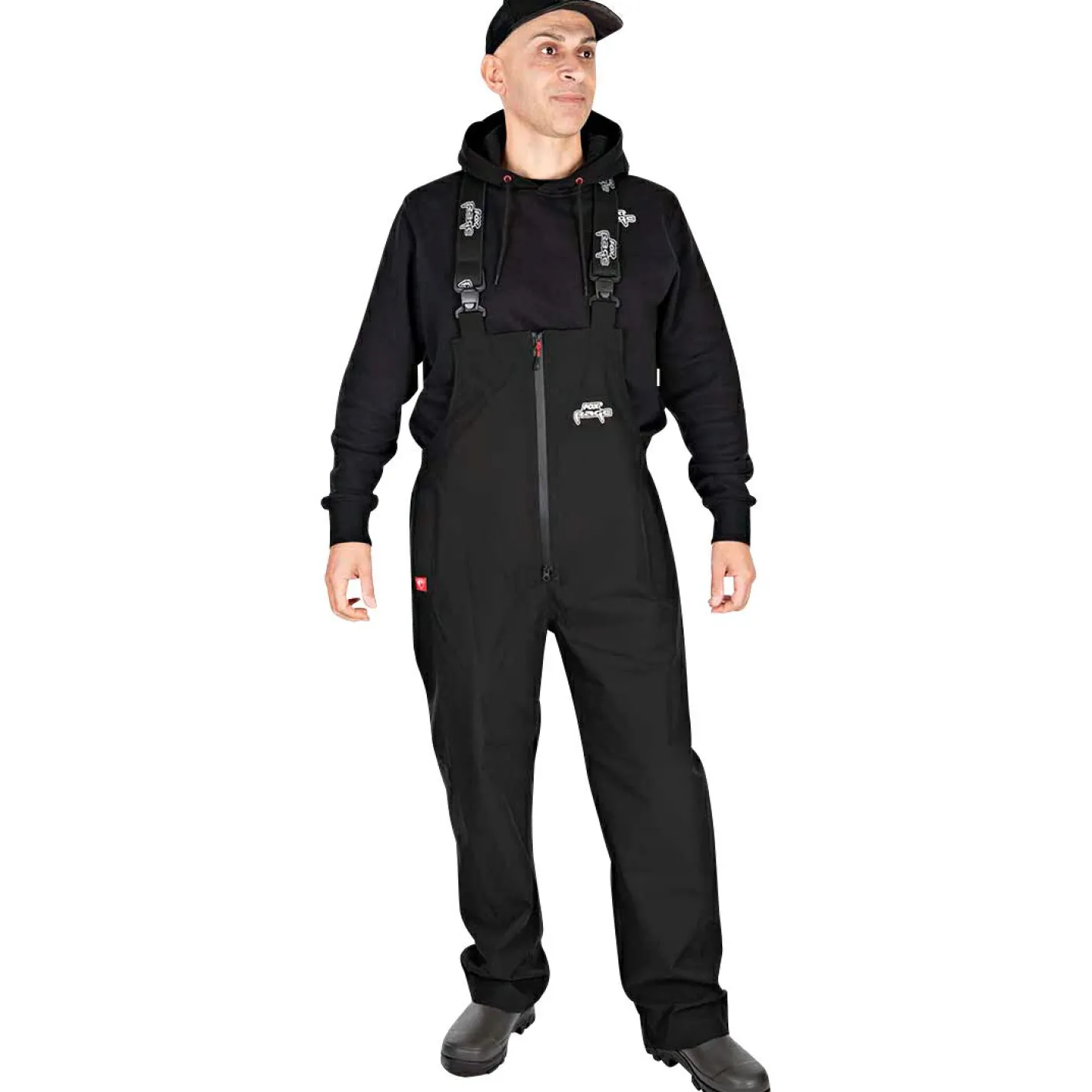 Fox Rage Angelanzüge<RageWear Rainsuit Salopettes & Jacket Herren (Black)