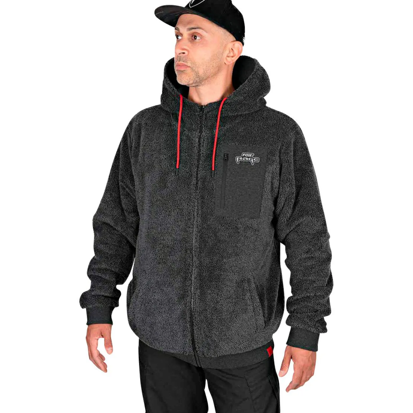 Fox Rage Angelpullover & -Strickjacken<Reversible Sherpa Hoody Herren (Black)