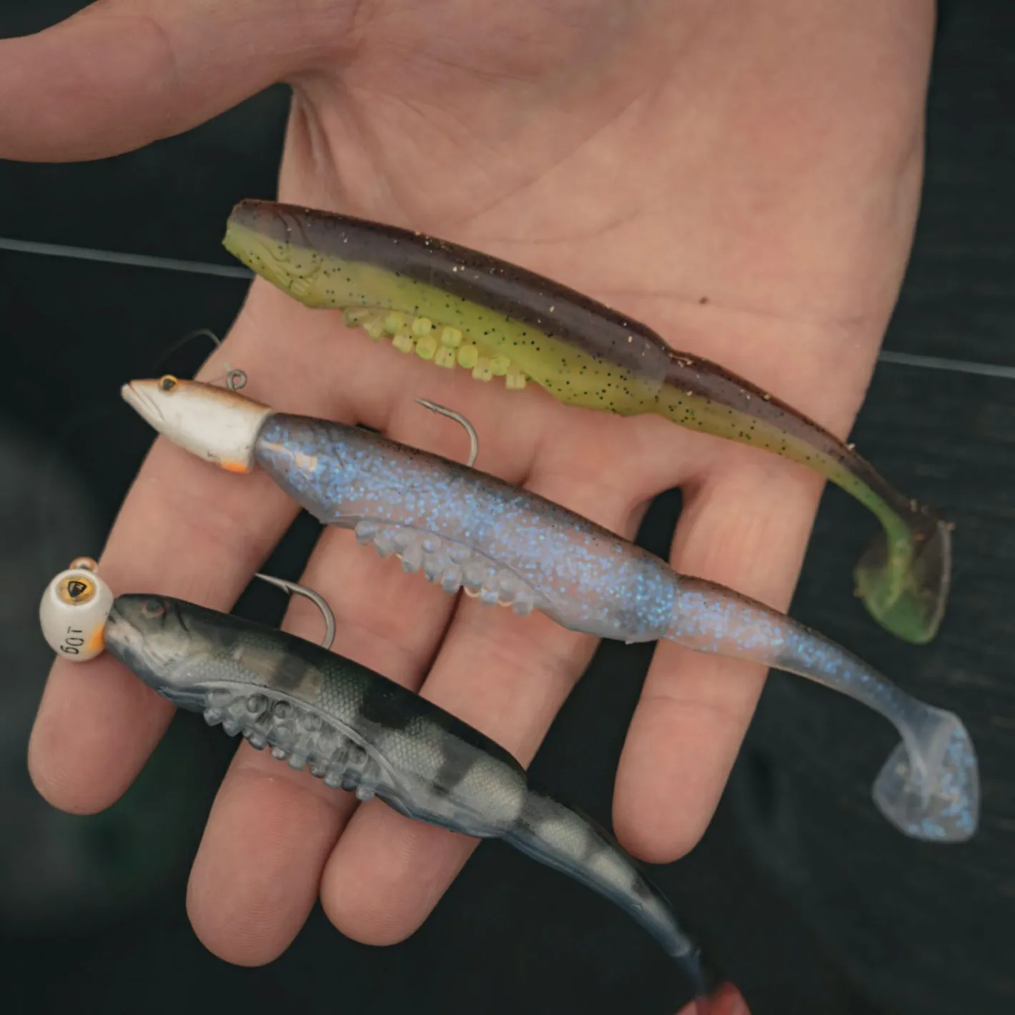 Fox Rage Gummiköder ·Gummifische & Shads<Scent Shad (Green Pumpkin)