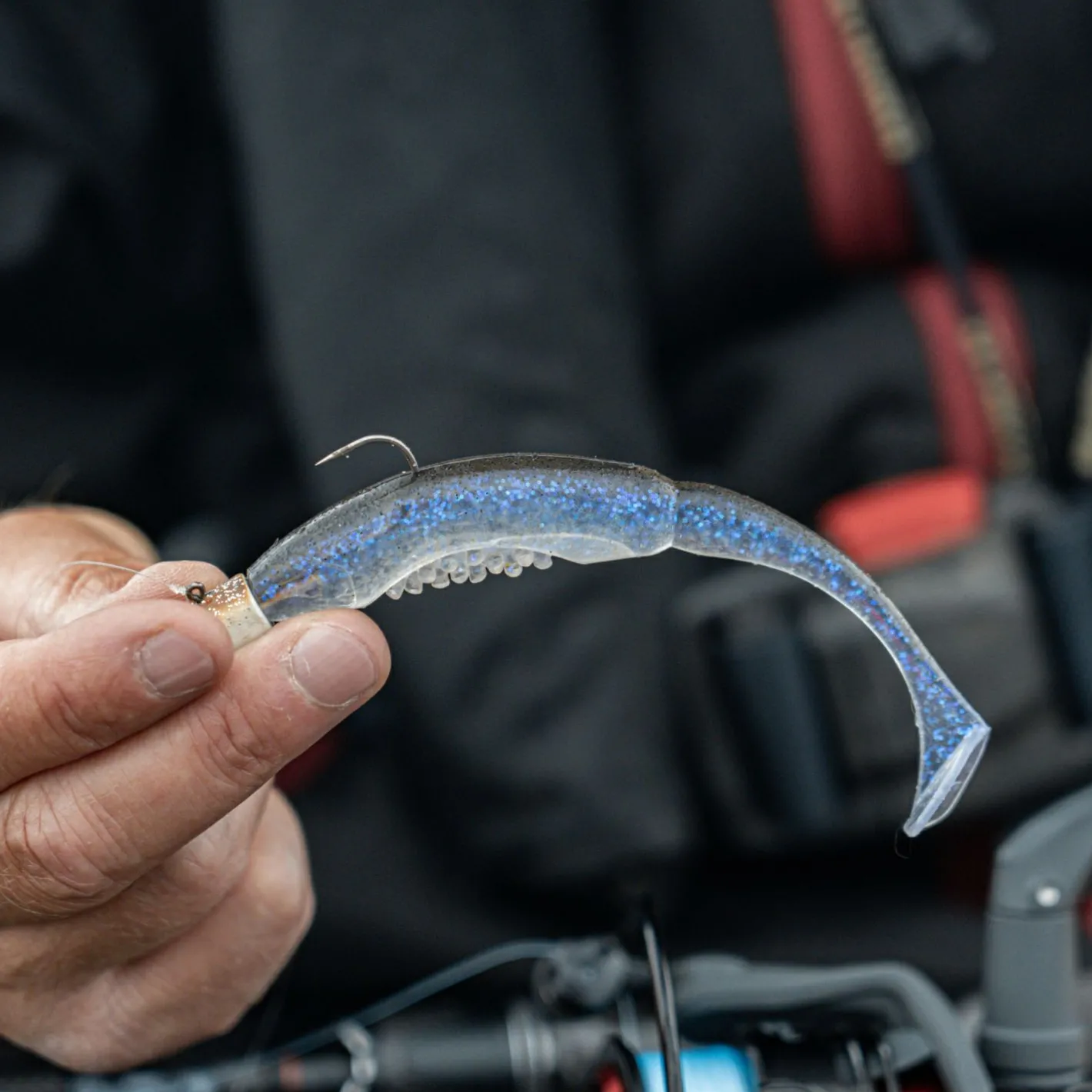 Hot Fox Rage Scent Shad (Sparkling Minnow)