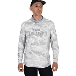 Clearance Fox Rage UV Hooded Top Herren (Light Camo)