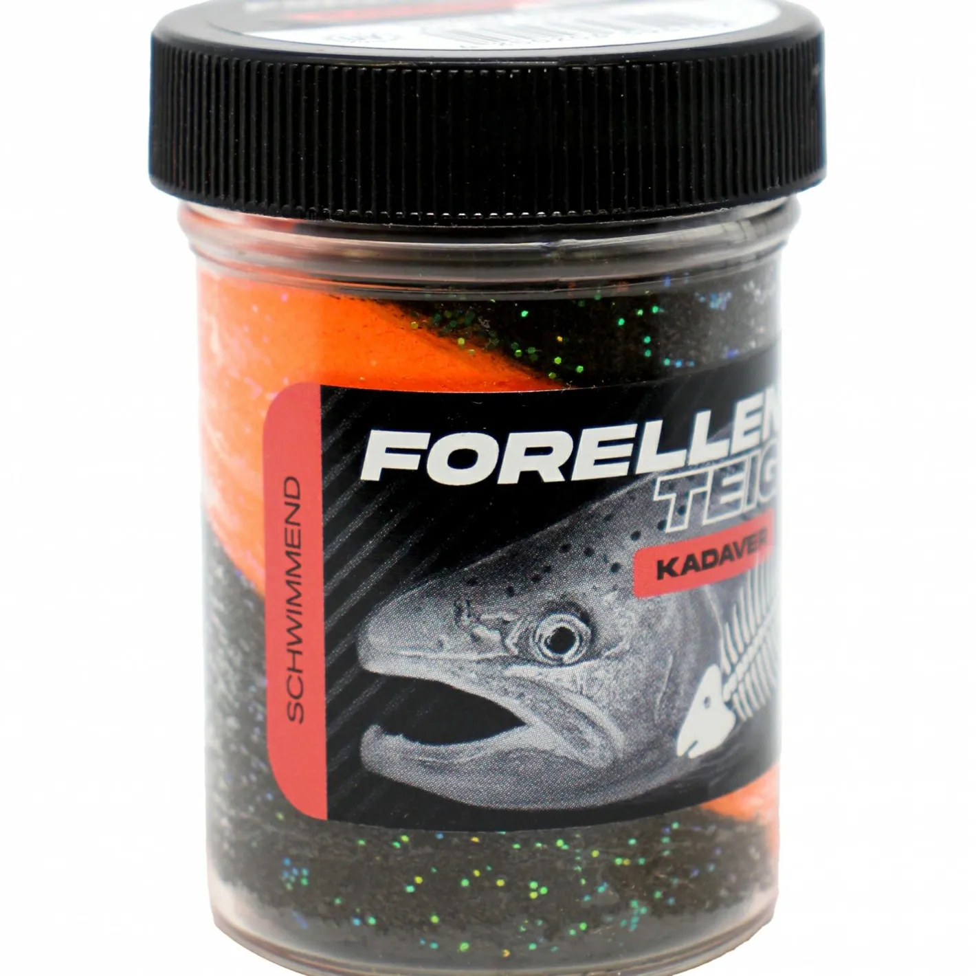 FTM Forellenangeln-Zubehör|Forellenfutter & Forellenteige<Forellenteig (schwarz/orange)
