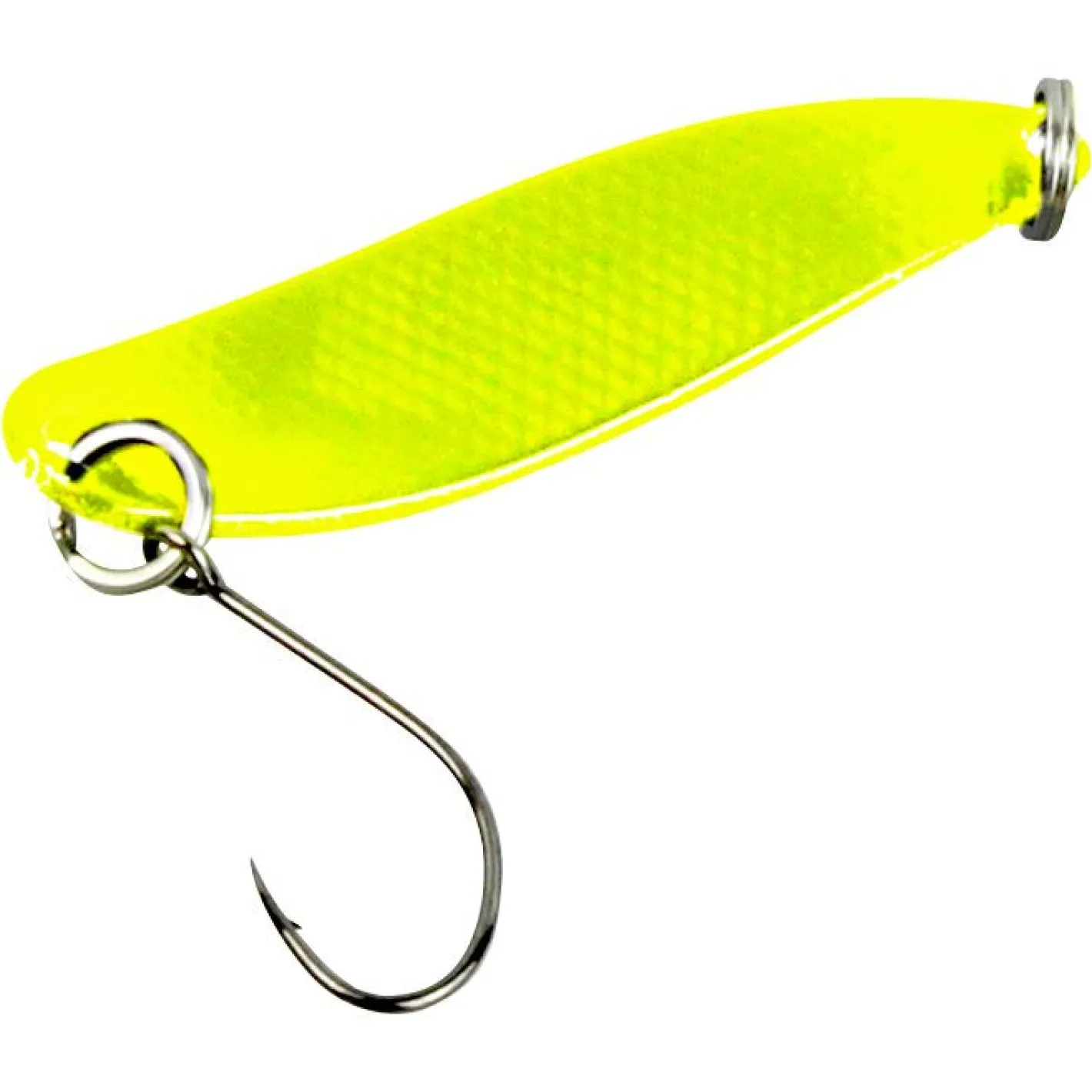 Hot FTM Trout Spoon Hammer (3,2 g, Gelb/Pink UV)