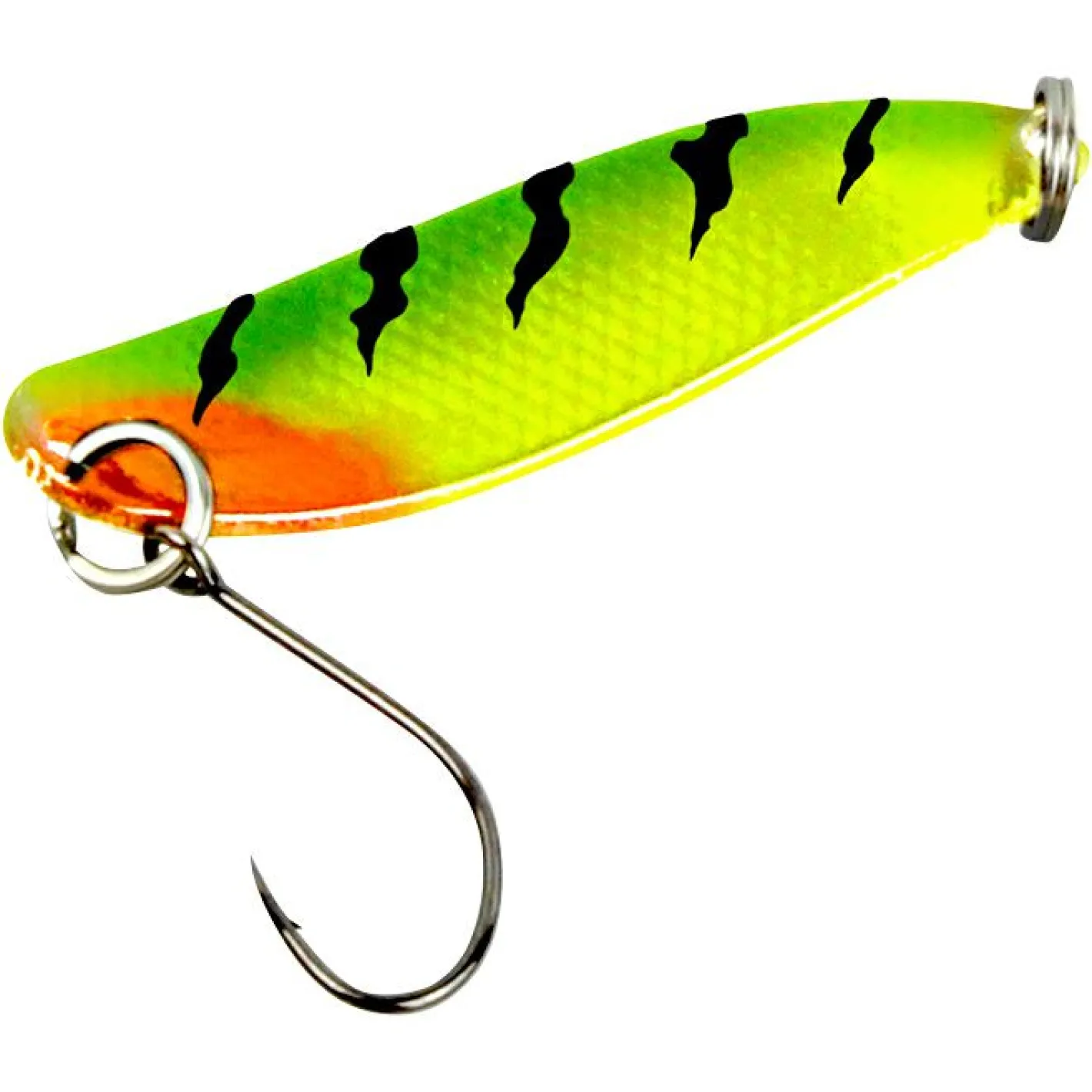 FTM Trout Spoons|Trout Spoons<Trout Spoon Hammer (3,2 g, Firetiger/Schwarz UV)