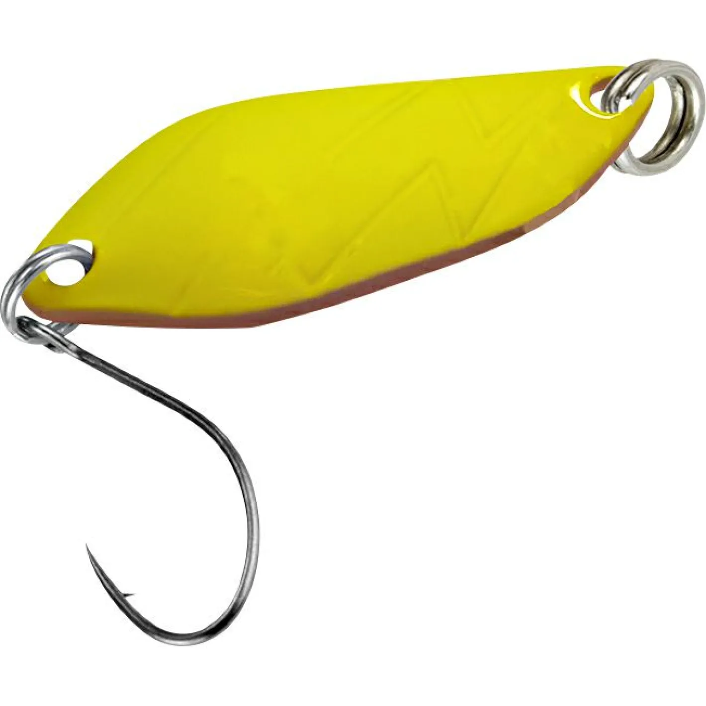 FTM Trout Spoons|Trout Spoons<Trout Spoon Strike (2,1 g, Gelb/Pink UV)