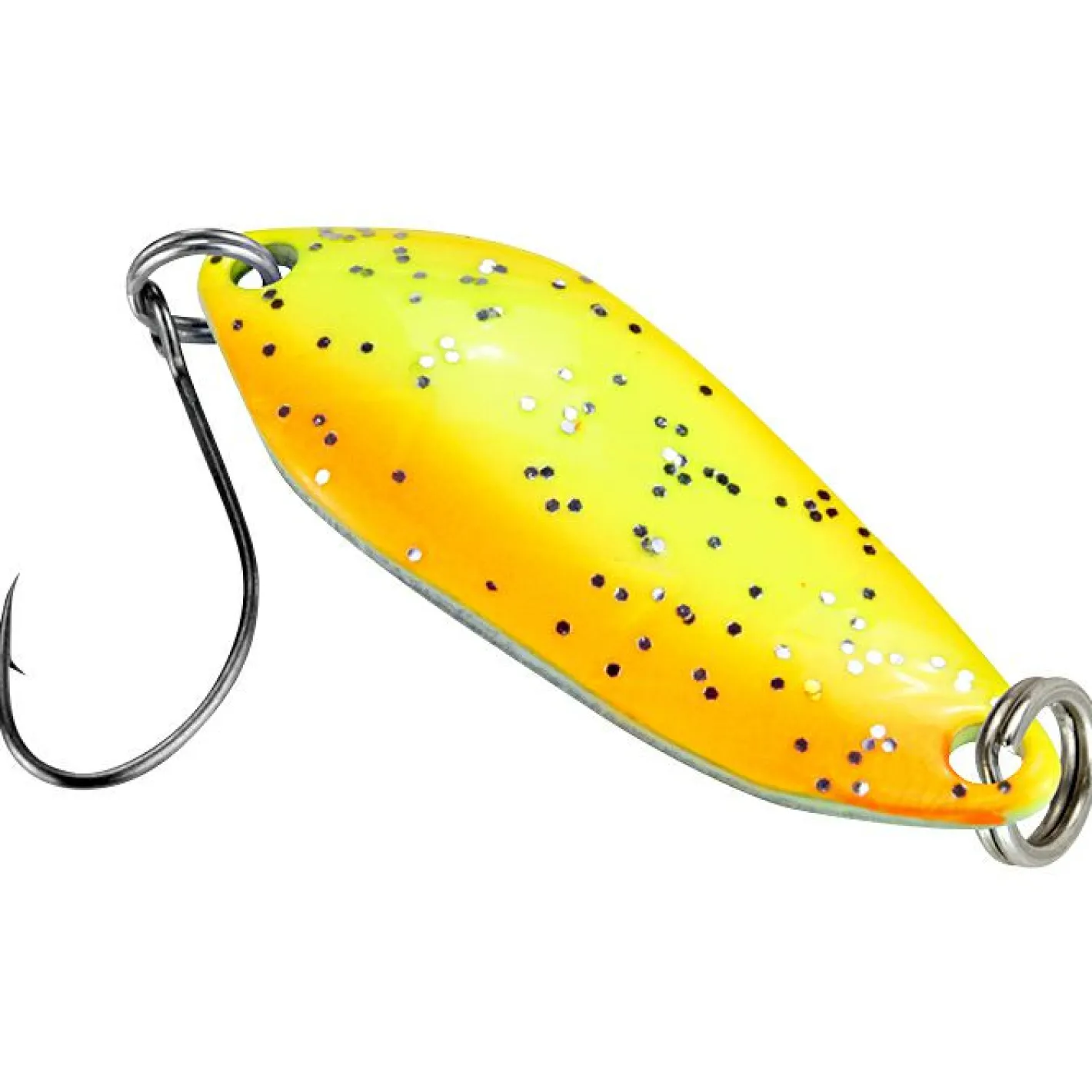 FTM Trout Spoons|Trout Spoons<Trout Spoon Strike (2,1 g, Schwarz/Gelb UV)