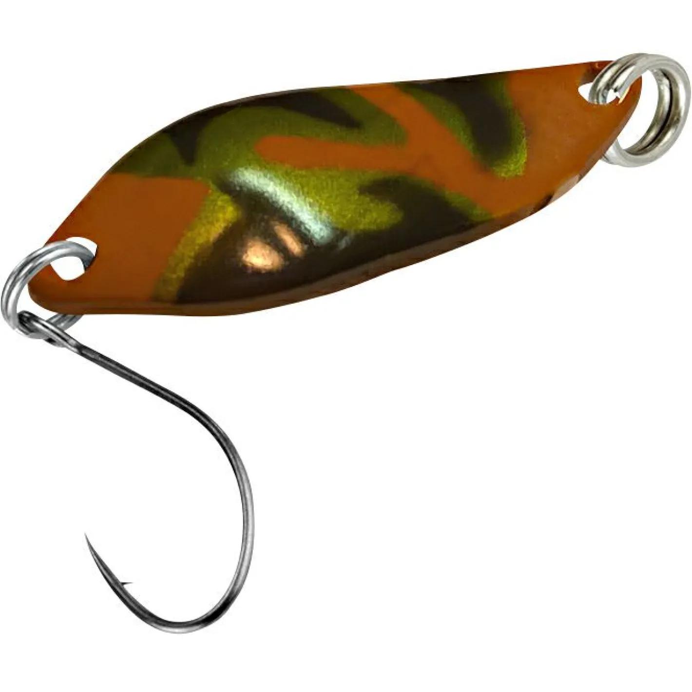 FTM Trout Spoons|Trout Spoons<Trout Spoon Strike (2,1 g, Camouflage Orange UV)