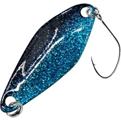 Hot FTM Trout Spoon Tremo (2,3 g, Schwarz/Blau Glitter, Rosa)