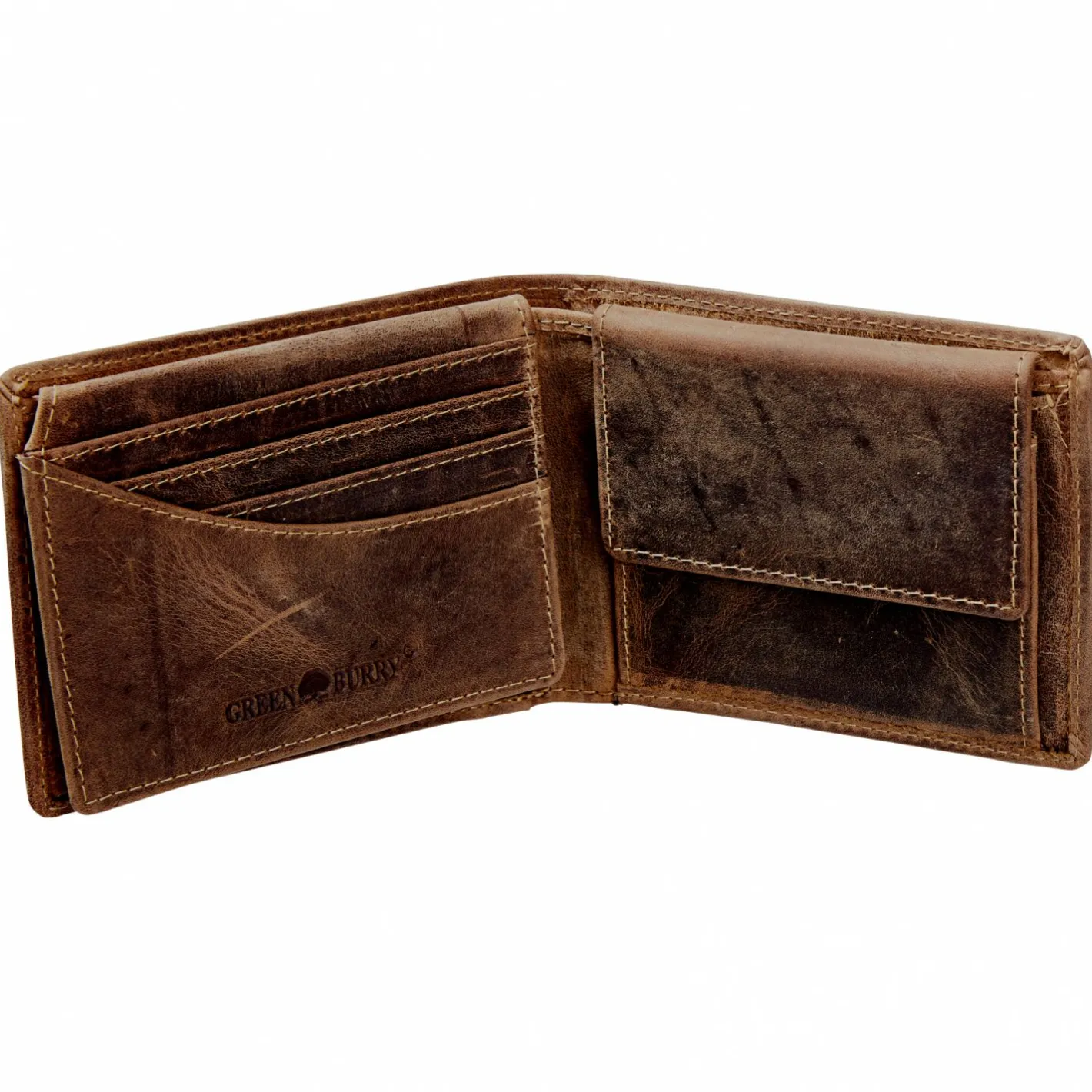 Sale Green Burry Greenburry Vintage Scheintasche 2-teilig Royal Stag (Leder)