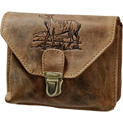 Green Burry Sonstige Angel-Accessoires<Vintage Outdoor Gürteltasche Hirsch (Leder)
