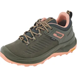Grisport Damen Angelschuhe|Damen Angelschuhe<Barlet Halbschuhe Damen (Olive/Peach)