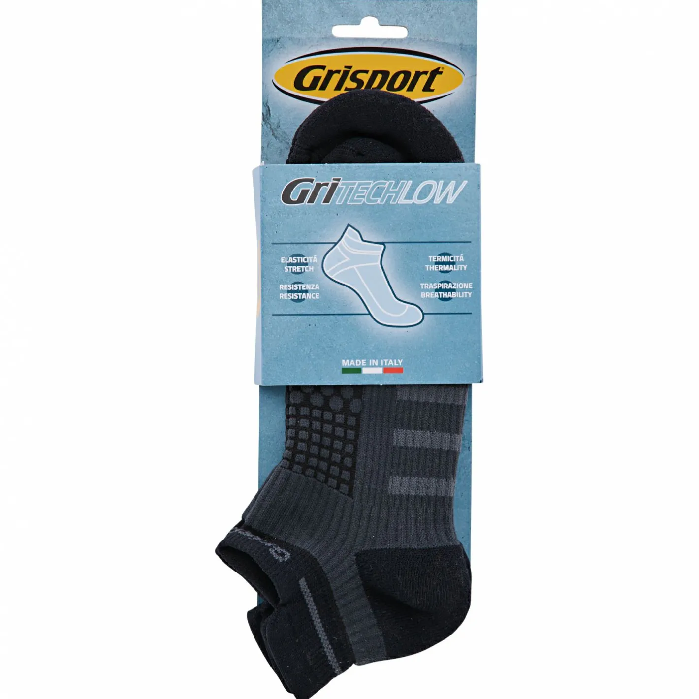 Grisport Outdoor- & Angel-Socken<GRItech Low Funktionssocken Unisex, kurz (Black)
