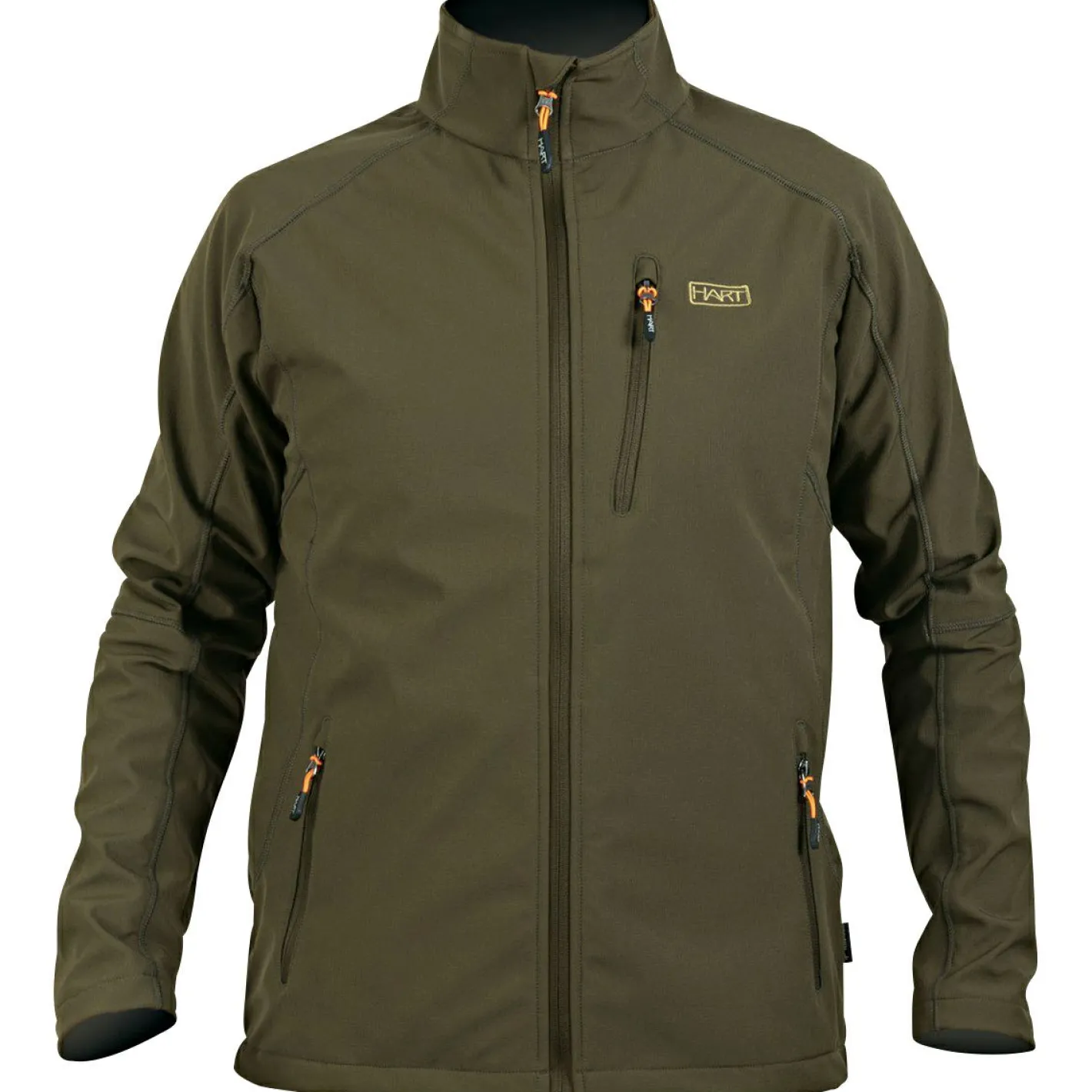 Hart Outdoor- & Angel-Jacken<Egur Jacke Herren (Dunkeloliv)