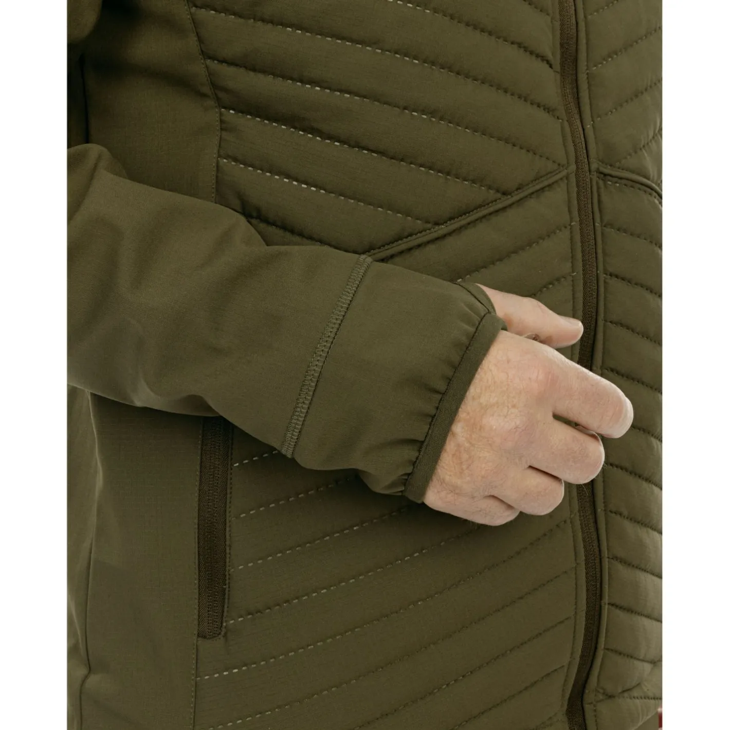 Outlet Hart Ibice Hoodie Hybridjacke Herren (Dunkeloliv)