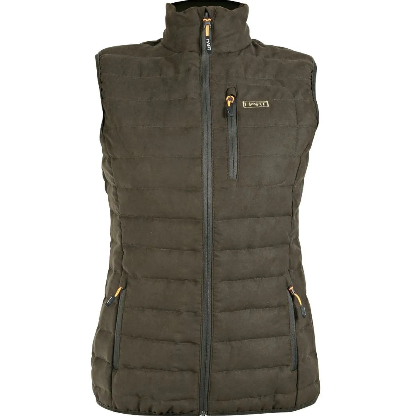 Hart Damen Angeljacken & -Westen<Montaraz-V Weste Damen (Dunkelbraun)