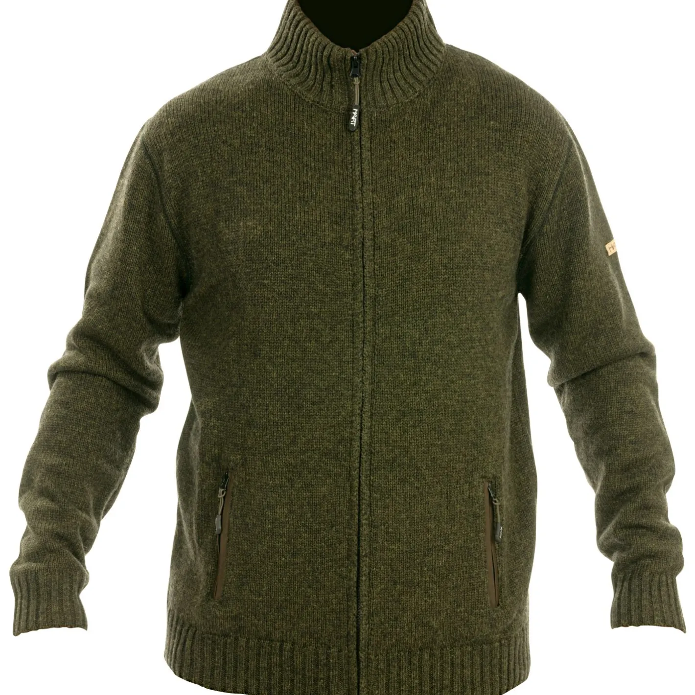 Hot Hart Nevis-FZ Strickjacke Herren (Dunkeloliv)