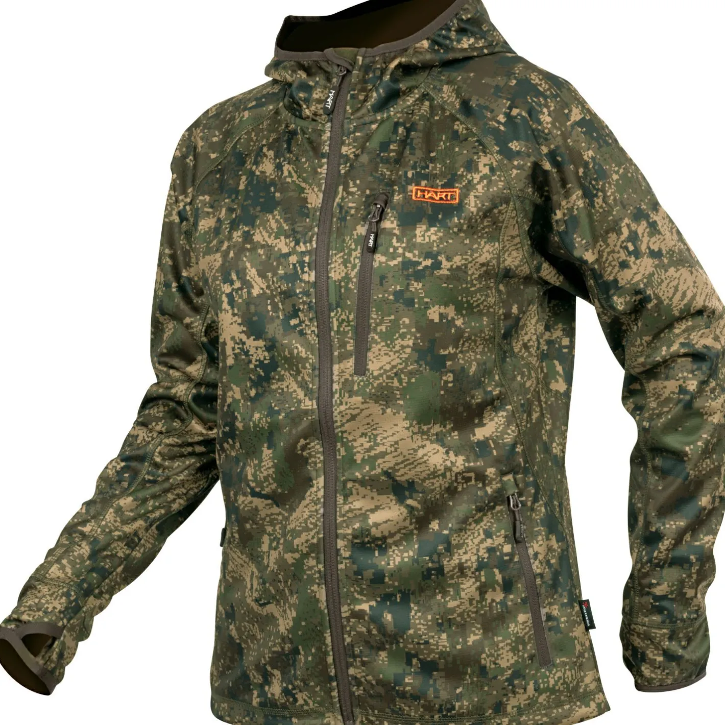 Hart Damen Angeljacken & -Westen<Stilk-HXT Insektenschutzjacke Damen (Pixel Forest)