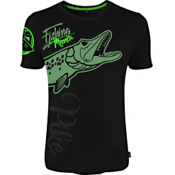 Hotspot Angelshirts & Angel-Oberteile<Fishing Mania Pike T-Shirt Herren (Black)