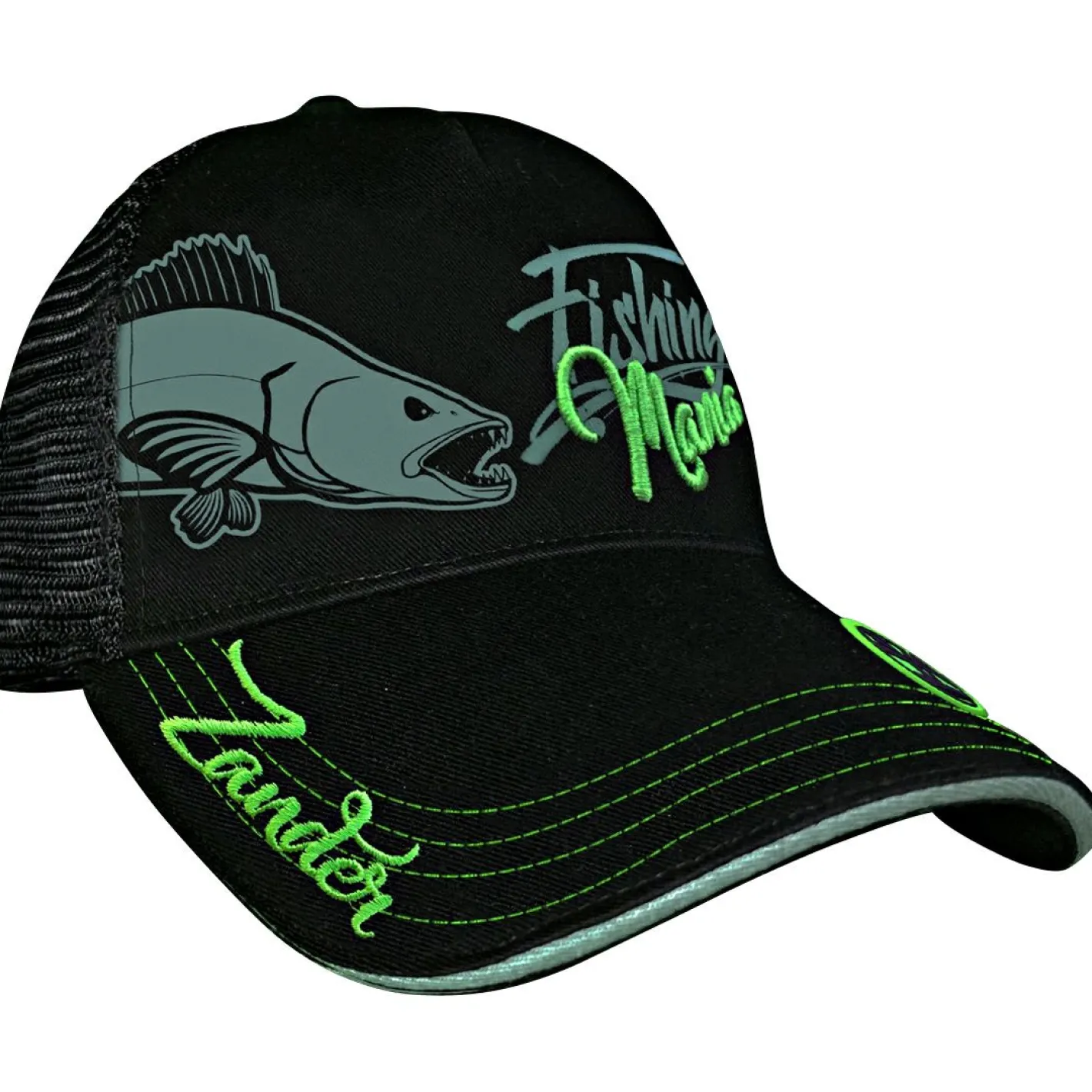 Hotspot Outdoor- & Angel-Kappen<Zander Mania Cap Unisex (Black)