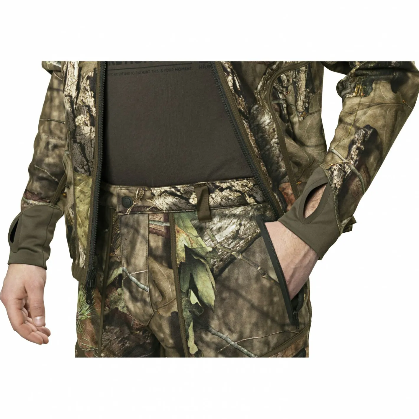 Discount Hu00e4rkila Härkila Kamko Camo Reversible Wsp Trousers Herren (Hunting Green/Mossyoak®Break-Up Country®)