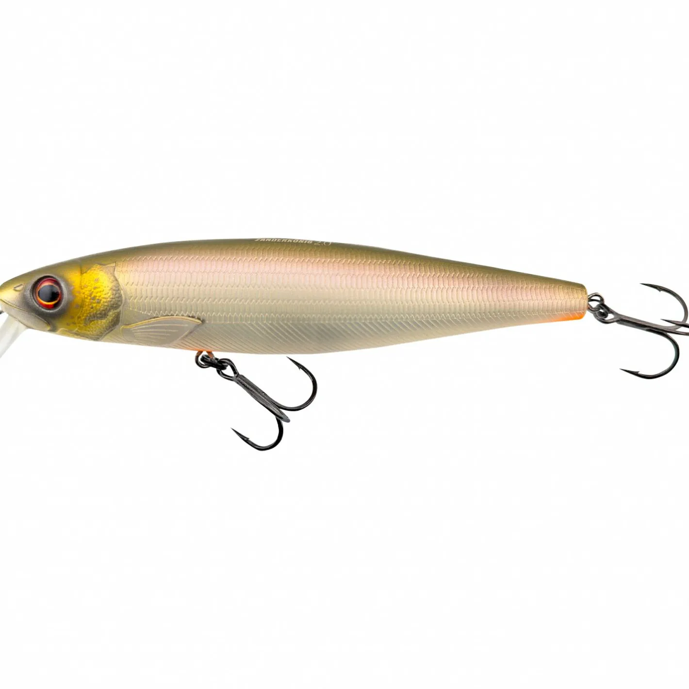 Hybrida Raubfischangeln Kunstköder|Wobbler<Zanderkönig 2.0 (Weißfisch)