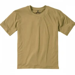 Discount il Lago Basic 3er Set: T-Shirts Herren (Oliv/Beige/Braun)